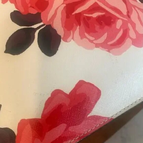 Kate Spade Cameron Street Roses Clarise Crossbody Clutch with Matching Wallet - Picture 9 of 15